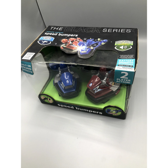 Remote Control Speed Bumpers The‎ Black Series New and NOTE crumpled box top - Picture 1 of 7